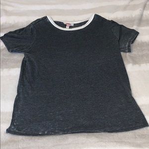 BONGO grey worn-aesthetic tee
